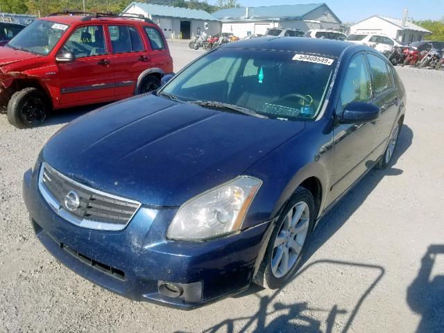 1N4BA41EX8C818908 - 2008 NISSAN MAXIMA SE BLUE photo 2