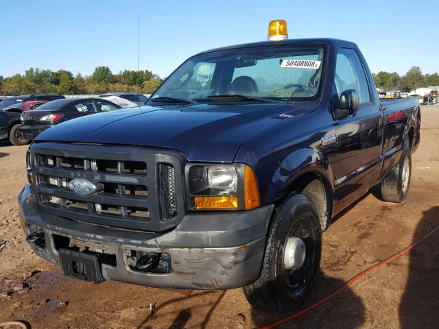 1FTNF20587EA22854 - 2007 FORD F250 SUPER BLUE photo 2