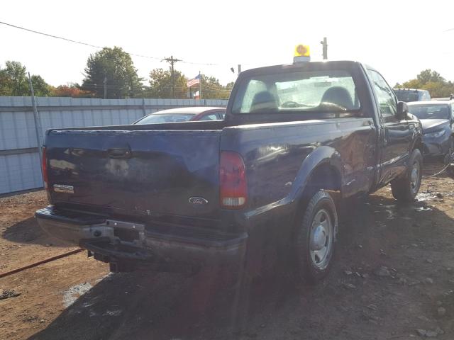 1FTNF20587EA22854 - 2007 FORD F250 SUPER BLUE photo 4