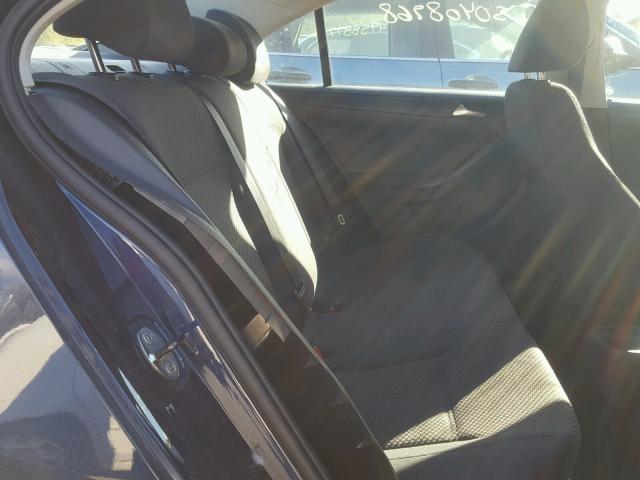3VW2K7AJ4CM398475 - 2012 VOLKSWAGEN JETTA BASE Կապույտ լուսանկար 6
