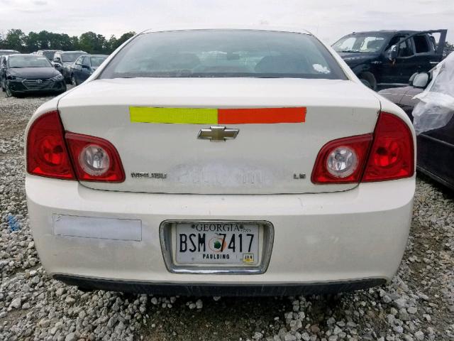 1G1ZG57N584239641 - 2008 CHEVROLET MALIBU LS WHITE photo 9