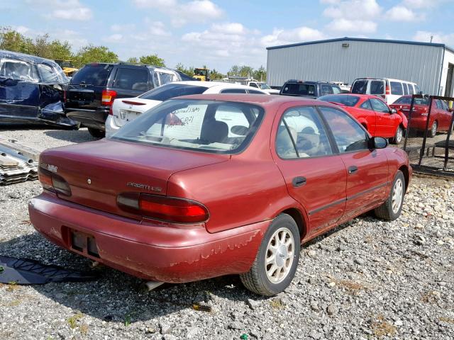 1Y1SK5285TZ006519 - 1996 GEO PRIZM LSI MAROON photo 4