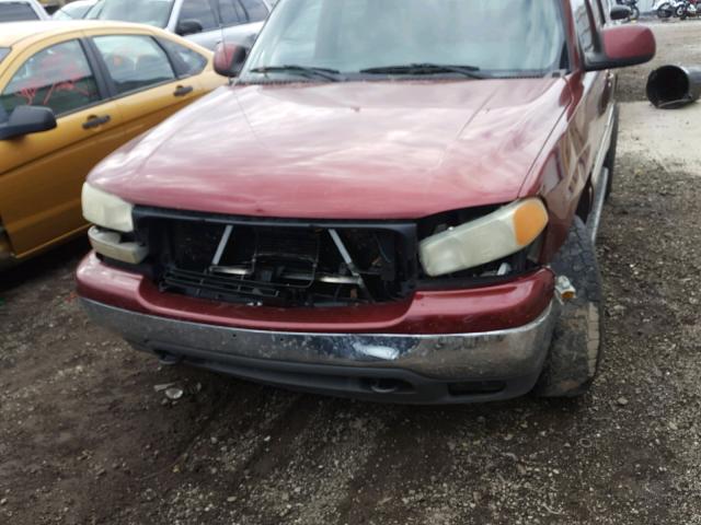 1GKEK13Z53R103788 - 2003 GMC YUKON MAROON photo 9