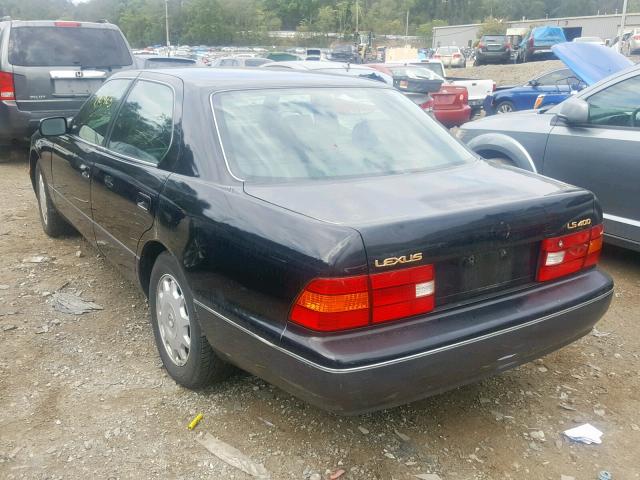 JT8BH28F0Y0168561 - 2000 LEXUS LS 400 BLACK photo 3