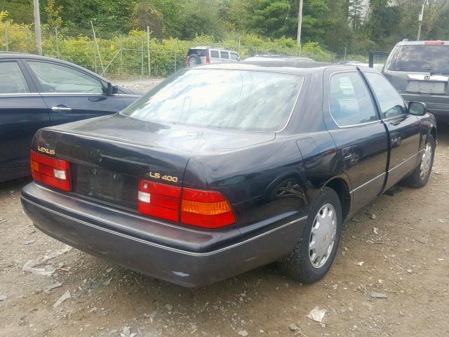 JT8BH28F0Y0168561 - 2000 LEXUS LS 400 BLACK photo 4