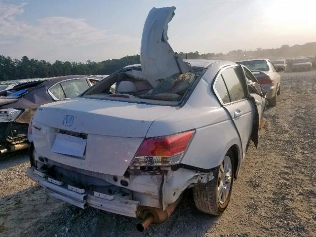 1HGCP26479A048280 - 2009 HONDA ACCORD LXP WHITE photo 4