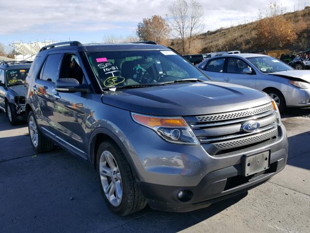 1FMHK8F84BGA68560 - 2011 FORD EXPLORER L GRAY photo 1