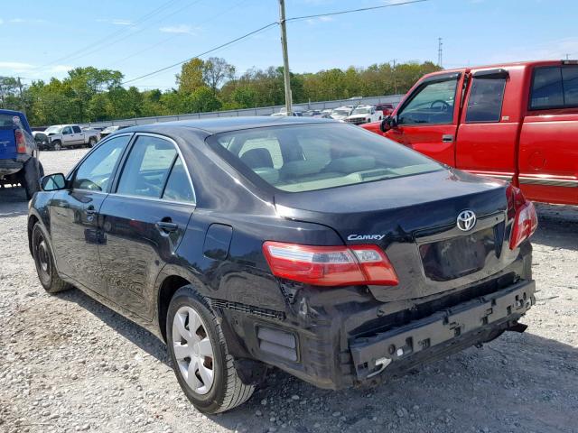 4T1BE46K69U851215 - 2009 TOYOTA CAMRY BASE BLACK photo 3