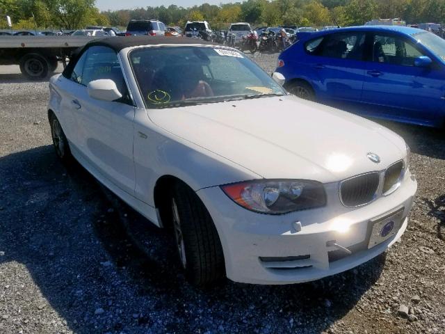 WBAUL7C59BVM80549 - 2011 BMW 128 I WHITE photo 1