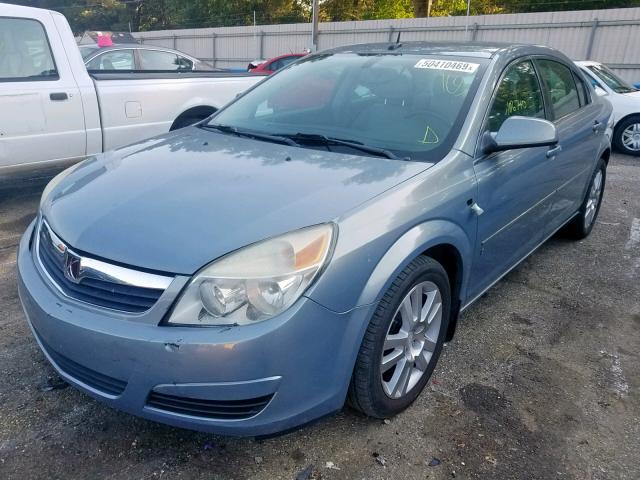 1G8ZS57N47F255686 - 2007 SATURN AURA XE BLUE photo 2