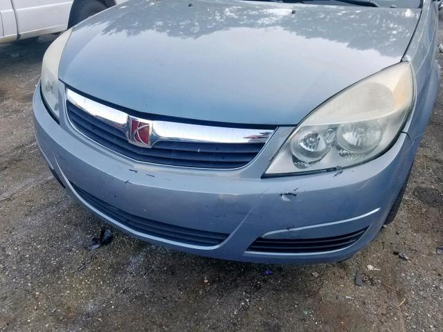 1G8ZS57N47F255686 - 2007 SATURN AURA XE BLUE photo 9