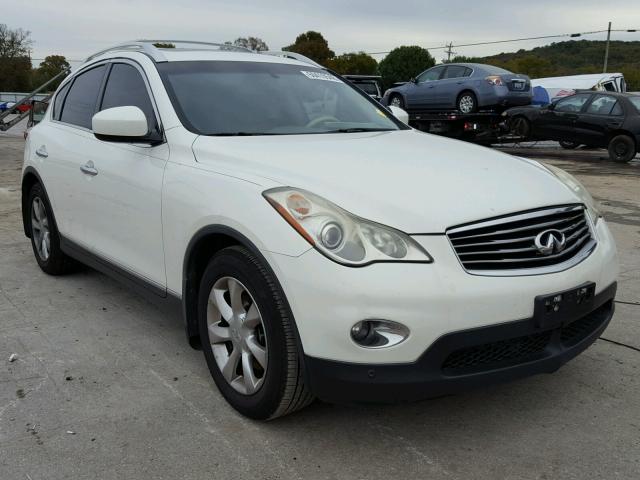 JNKAJ09EX8M305850 - 2008 INFINITI EX35 BASE WHITE photo 1