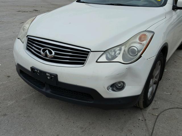 JNKAJ09EX8M305850 - 2008 INFINITI EX35 BASE WHITE photo 9