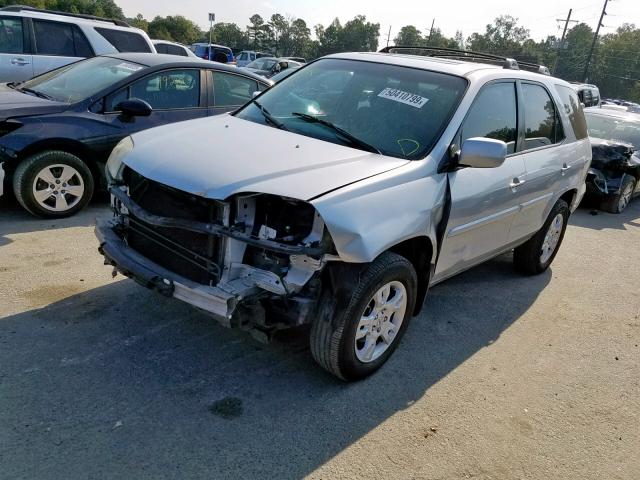 2HNYD18636H532251 - 2006 ACURA MDX TOURIN SILVER photo 2