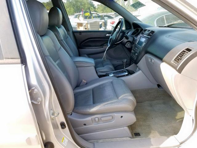 2HNYD18636H532251 - 2006 ACURA MDX TOURIN SILVER photo 5