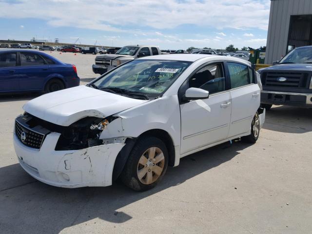 3N1AB61E38L655461 - 2008 NISSAN SENTRA 2.0 WHITE photo 2