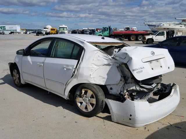 3N1AB61E38L655461 - 2008 NISSAN SENTRA 2.0 WHITE photo 3