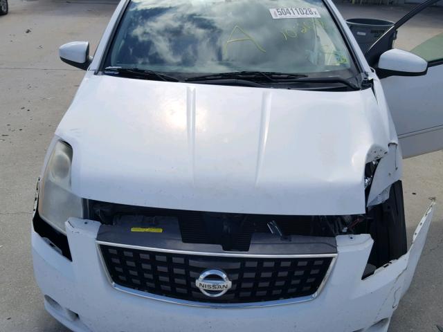 3N1AB61E38L655461 - 2008 NISSAN SENTRA 2.0 WHITE photo 7