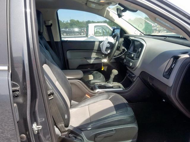 1GCGTCE34G1178203 - 2016 CHEVROLET COLORADO L GRAY photo 5