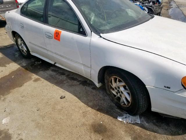 1G2NF52E33C315067 - 2003 PONTIAC GRAND AM S WHITE photo 10