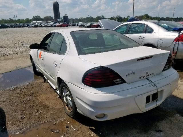 1G2NF52E33C315067 - 2003 PONTIAC GRAND AM S WHITE photo 3