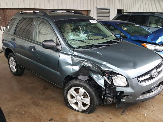 KNDJF724397582577 - 2009 KIA SPORTAGE L GREEN photo 1