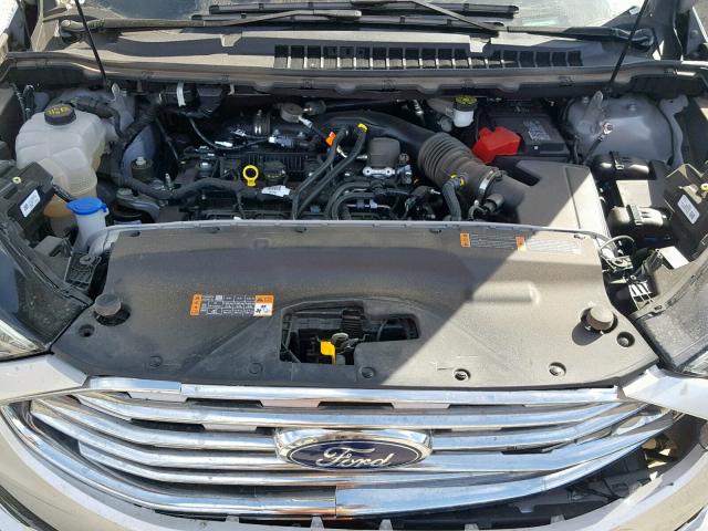 2FMPK4J9XKBC03603 - 2019 FORD EDGE SEL SILVER photo 7