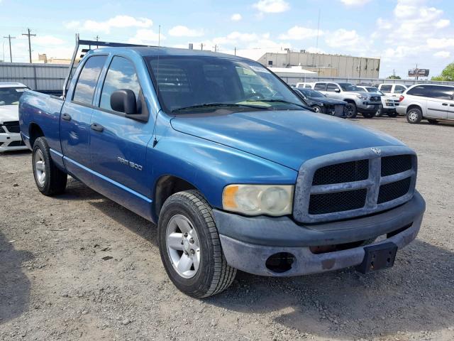 1D7HA18NX3J619571 - 2003 DODGE RAM 1500 S BLUE photo 1