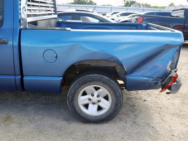 1D7HA18NX3J619571 - 2003 DODGE RAM 1500 S BLUE photo 10