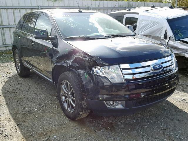 2FMDK38C98BB33969 - 2008 FORD EDGE SEL BLACK photo 1