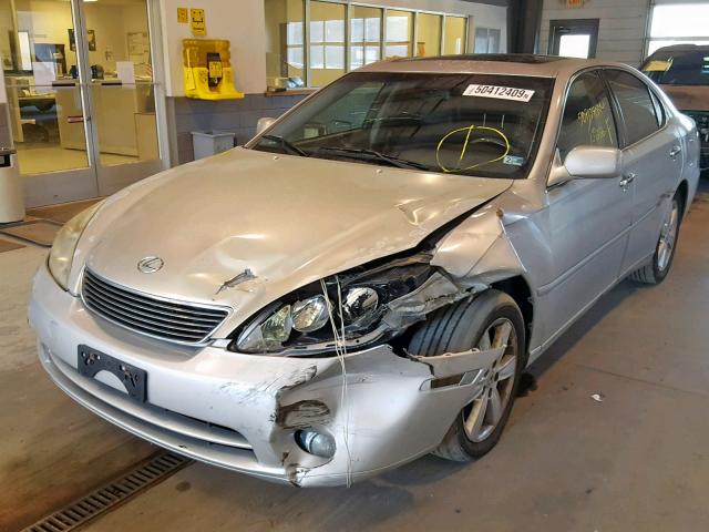 JTHBA30G765151884 - 2006 LEXUS ES 330 SILVER photo 2