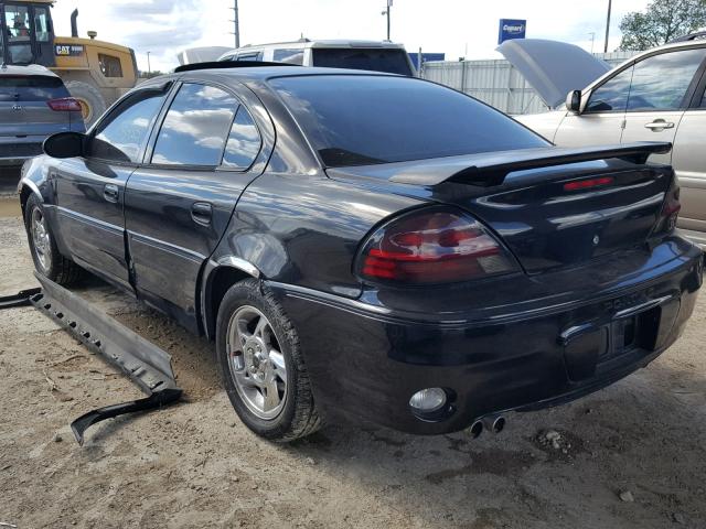 1G2NV52E42C320702 - 2002 PONTIAC GRAND AM G BLACK photo 3