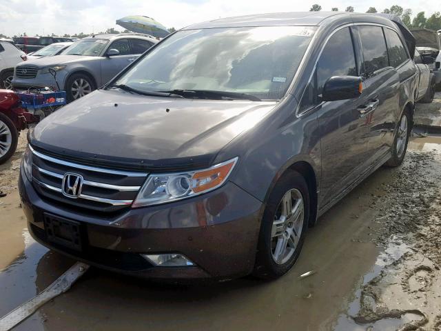 5FNRL5H97DB058256 - 2013 HONDA ODYSSEY TO GRAY photo 2