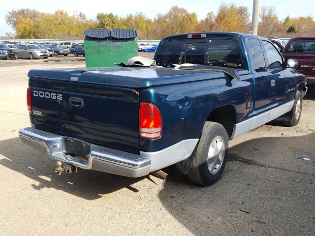 1B7GL23X6VS285812 - 1997 DODGE DAKOTA GREEN photo 4