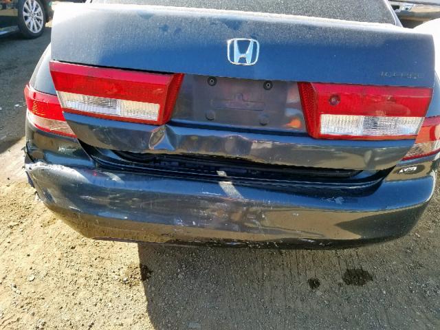 1HGCM66583A030077 - 2003 HONDA ACCORD GRAY photo 9