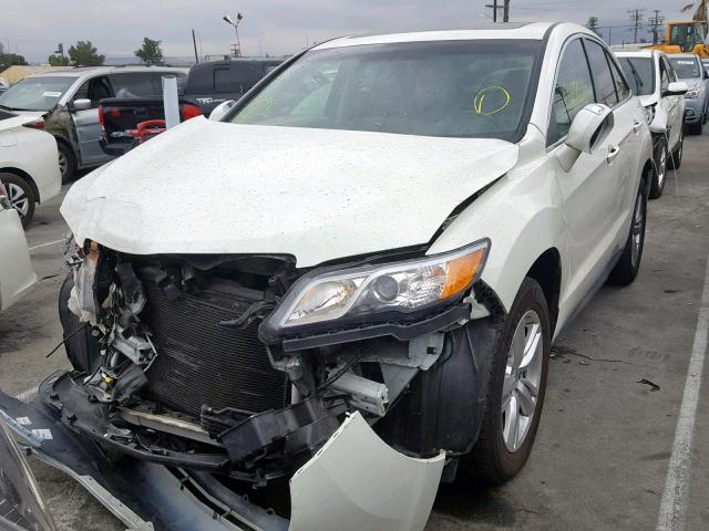 5J8TB3H39EL006667 - 2014 ACURA RDX WHITE photo 2