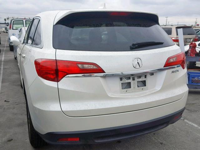 5J8TB3H39EL006667 - 2014 ACURA RDX WHITE photo 3