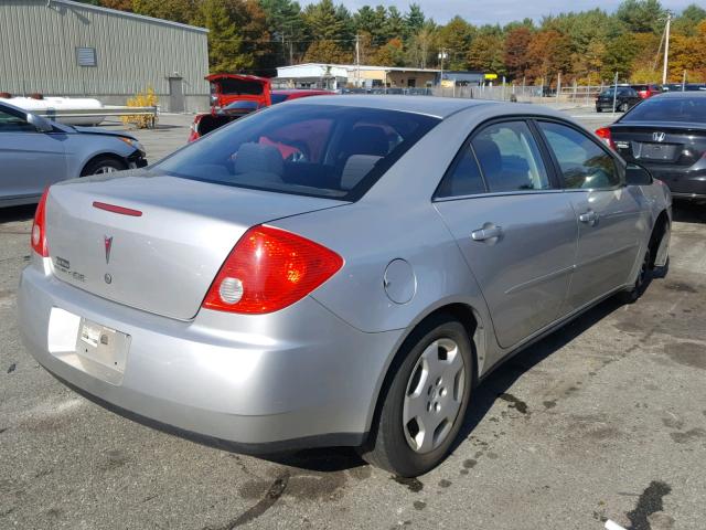 1G2ZF57B384143494 - 2008 PONTIAC G6 VALUE L GRAY photo 4