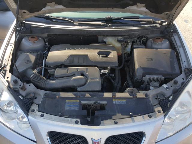 1G2ZF57B384143494 - 2008 PONTIAC G6 VALUE L GRAY photo 7