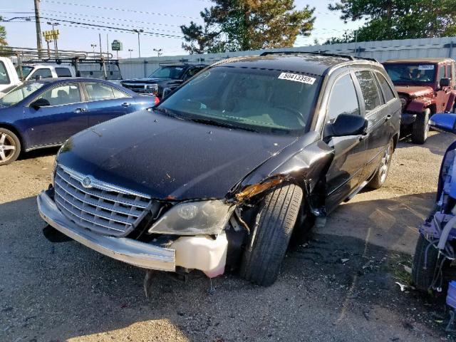 2A8GF78496R619667 - 2006 CHRYSLER PACIFICA L BLACK photo 2
