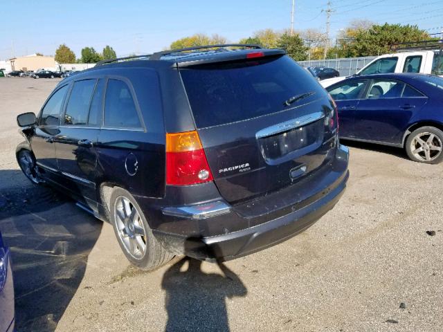 2A8GF78496R619667 - 2006 CHRYSLER PACIFICA L BLACK photo 3