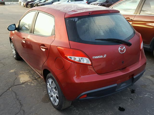 JM1DE1KY3E0175135 - 2014 MAZDA MAZDA2 SPO 栗色 照片 3