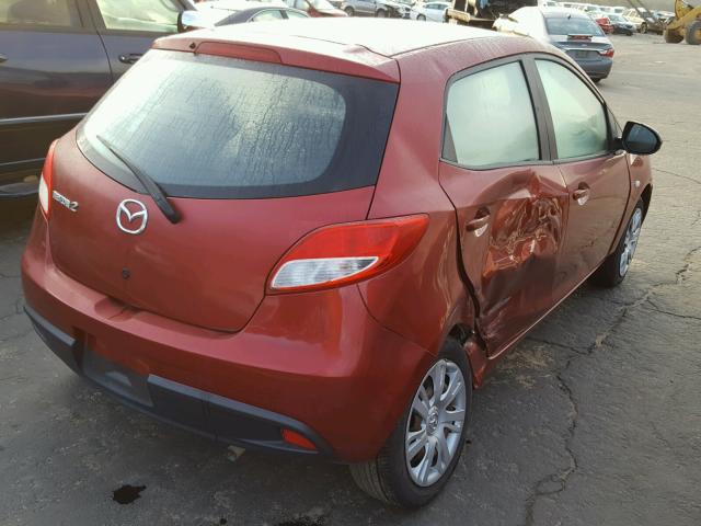 JM1DE1KY3E0175135 - 2014 MAZDA MAZDA2 SPO 栗色 照片 4