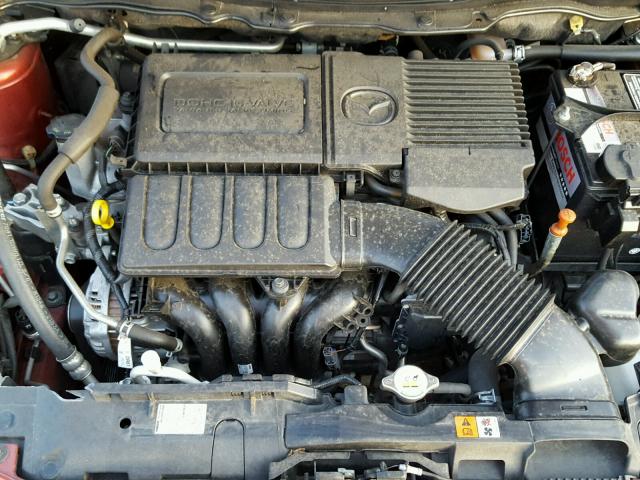 JM1DE1KY3E0175135 - 2014 MAZDA MAZDA2 SPO 栗色 照片 7