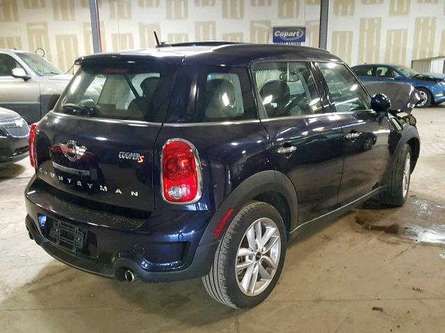 WMWZC3C56DWP24119 - 2013 MINI COOPER S C BLUE photo 4