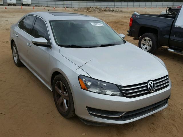 1VWBH7A3XCC050522 - 2012 VOLKSWAGEN PASSAT SE SILVER photo 1