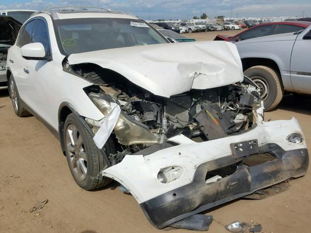 JNKAJ09F48M361744 - 2008 INFINITI EX35 BASE WHITE photo 1