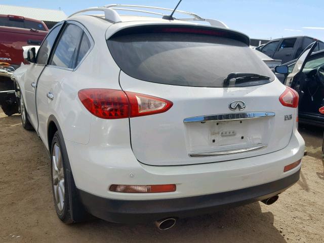 JNKAJ09F48M361744 - 2008 INFINITI EX35 BASE WHITE photo 3