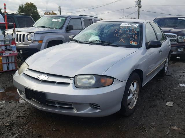 1G1JF52F247312943 - 2004 CHEVROLET CAVALIER L SILVER photo 2