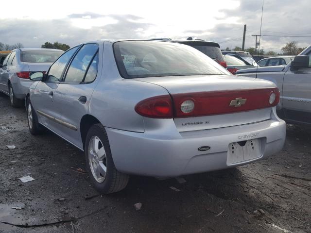 1G1JF52F247312943 - 2004 CHEVROLET CAVALIER L SILVER photo 3